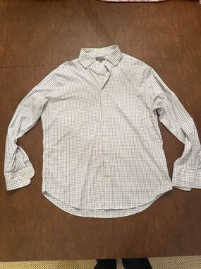 Peter Miller Never Worn Summer Comf Purple & Black Check Men's Button-Down Shirt